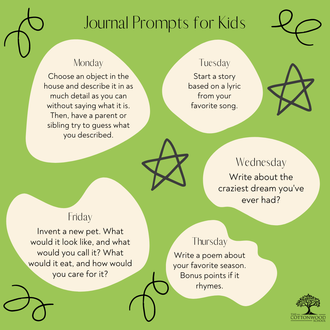 Journal prompts for kids