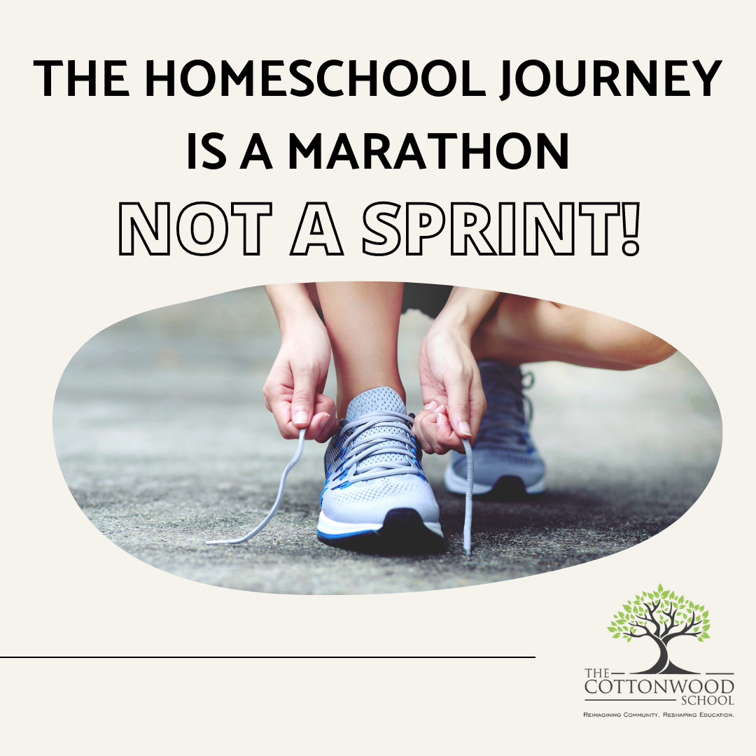 The homeschool journey is a marathon, not a sprint