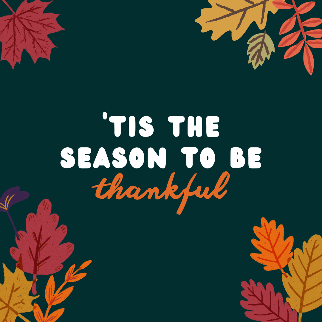 tis the season to be thankful