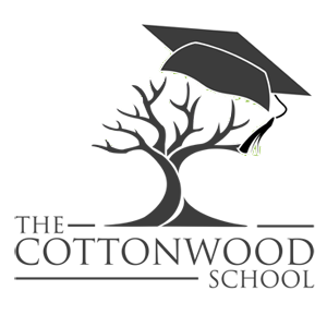 Cottonwood logo with grad cap