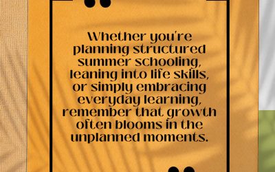 Starting Summer with Intention