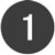 number 1 icon