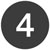 number 4 icon